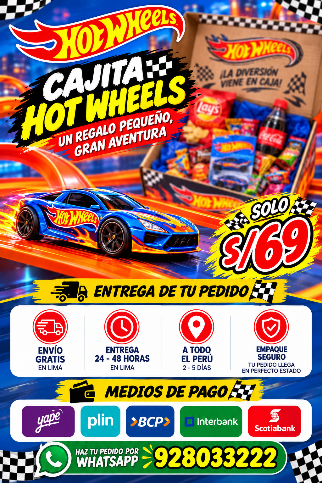 CAJITAS HOT WHEELS