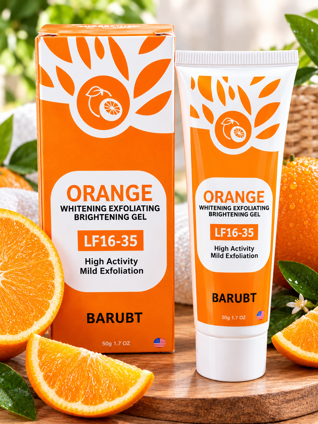 Gel Facial Exfoliante Orange