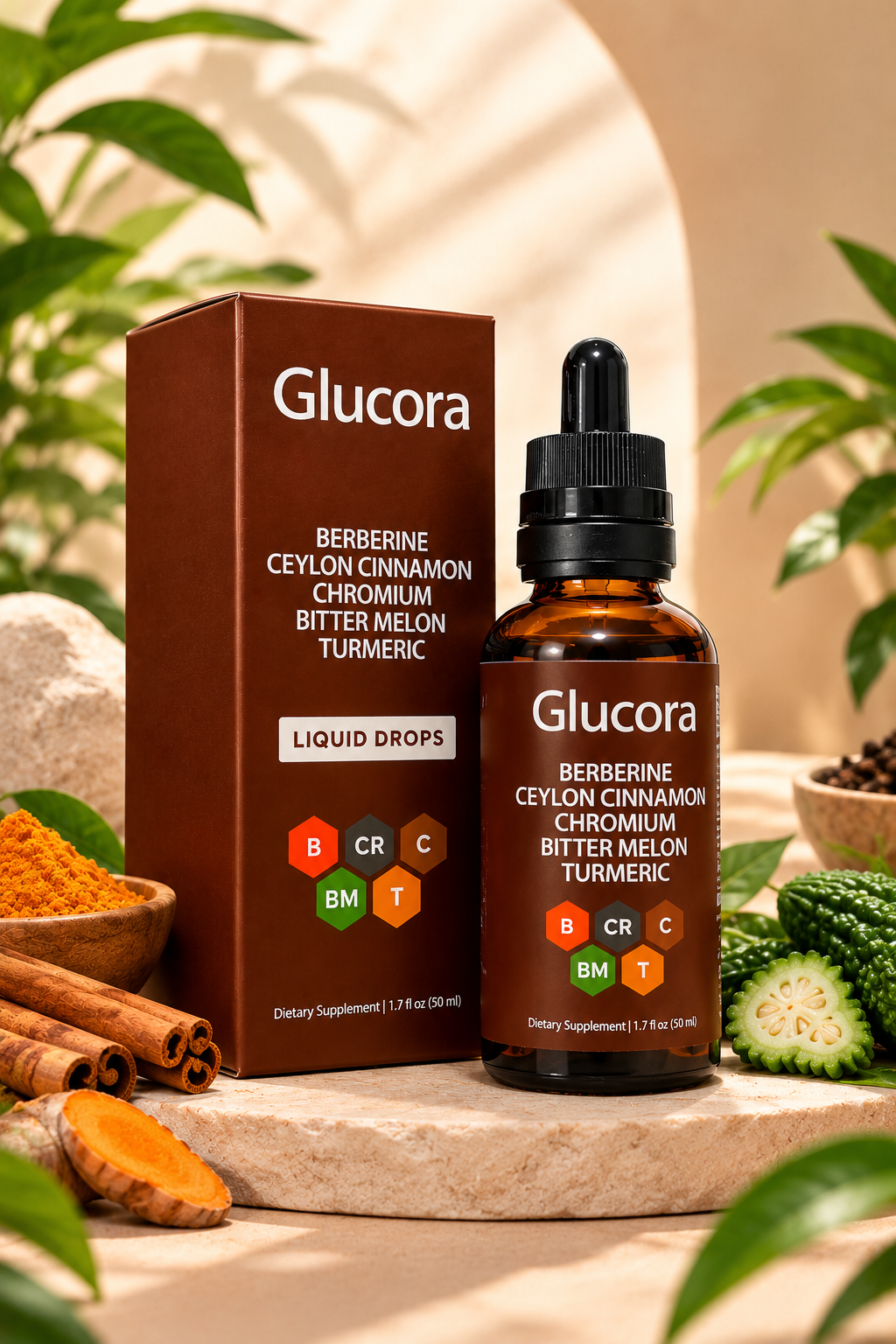 Glucora Liquido en gotas De 50mL